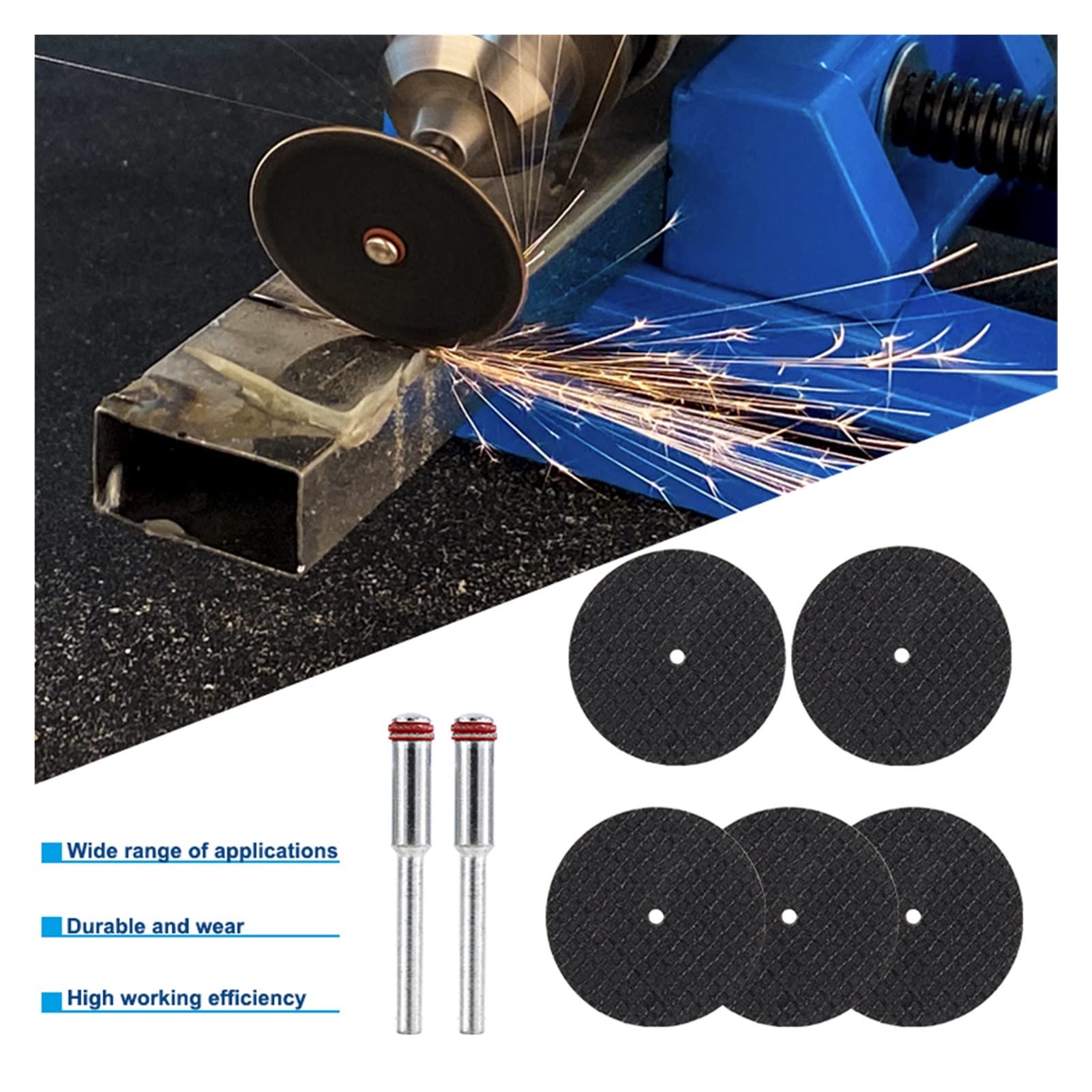 Broca de 194 piezas de accesorios de herramientas giratorias abrasivas, kit de mini brocas eléctricas, discos de corte de diamante, juego de lijado