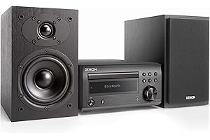Denon D-M41 Mini Shelf Stereo System | Compact HiFi with CD, Radio,...