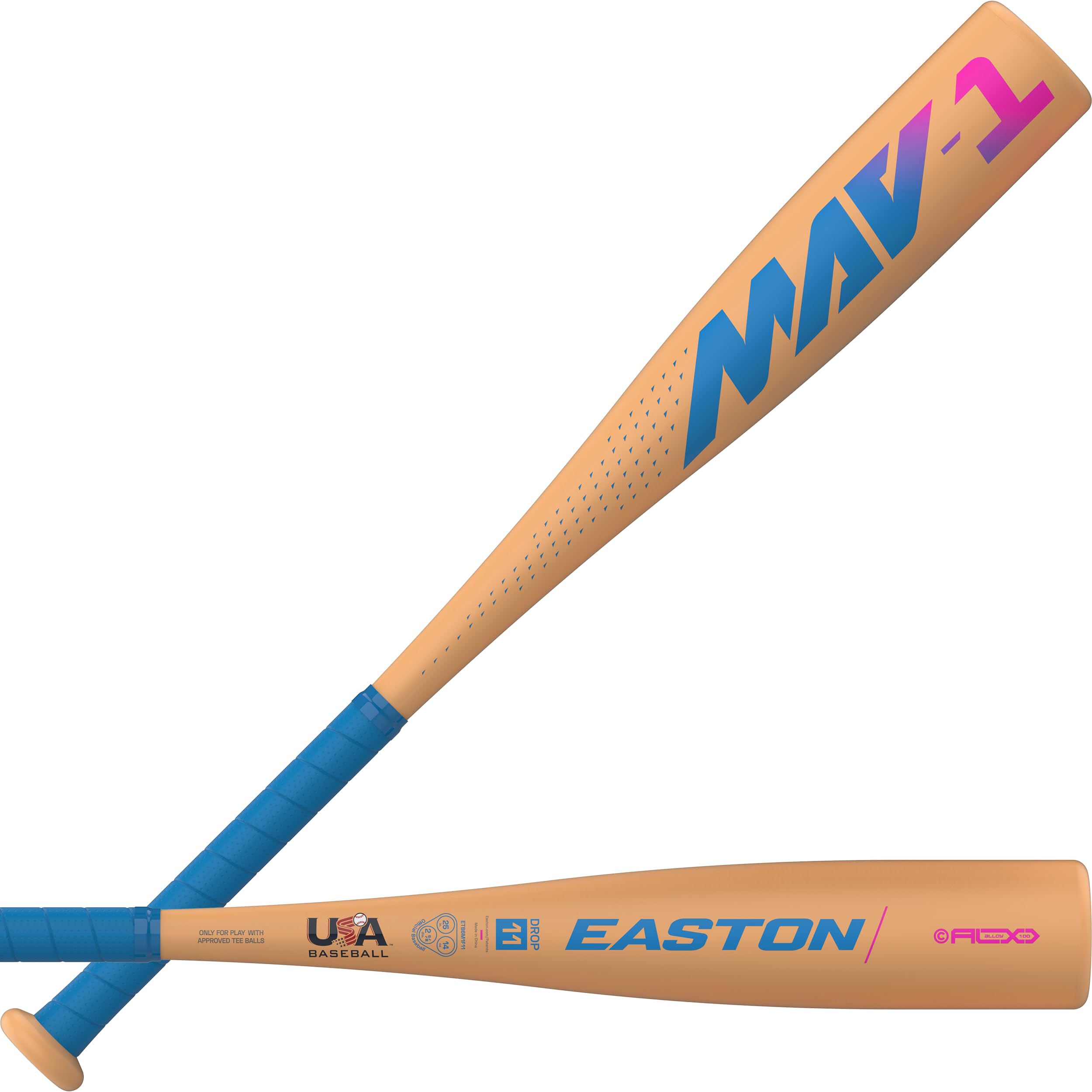 Amazon.com : Easton | MAV1 T-Ball Bat | USA | -11 | 2 5/8