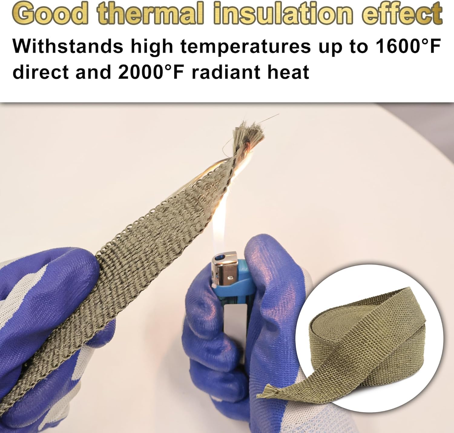 Isolant Thermique Voiture Bande Isolante Échappement 15m X 50mm - Fibre De Verre, Acier Inox, Lot De 10 Bande Echappement Inox 15m 50mm