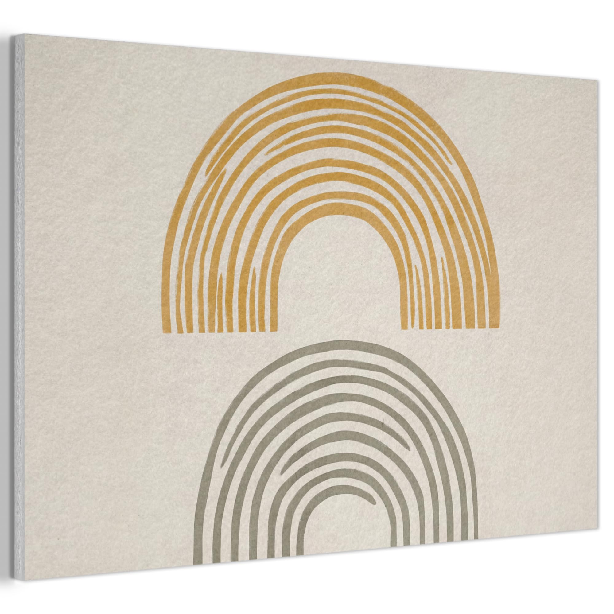MuchoWow© Felt Panel 60x40 cm Framed Design Print Accent Interior Wallart Decoration Wall Art