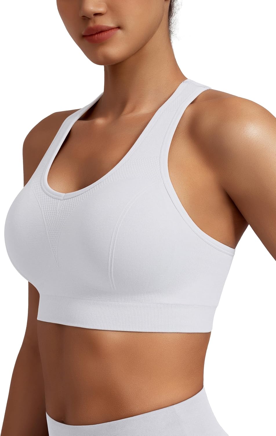 MIRITY Women Racerback Sports Bras - High Impact Workout Gym Activewear Bra Pack of 3 - Image 3