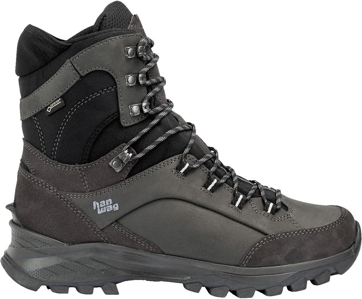 Hanwag Banks Snow GTX Shoes - Men's, Asphalt/Black, 12, H60100064012-12