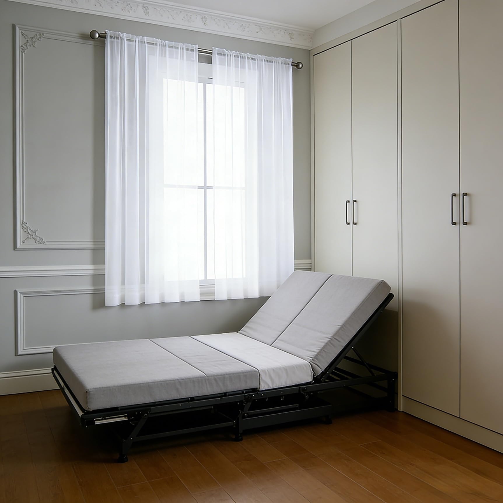 Cortinas salón translúcidas fácil de limpiar y sin arrugas para ventanas