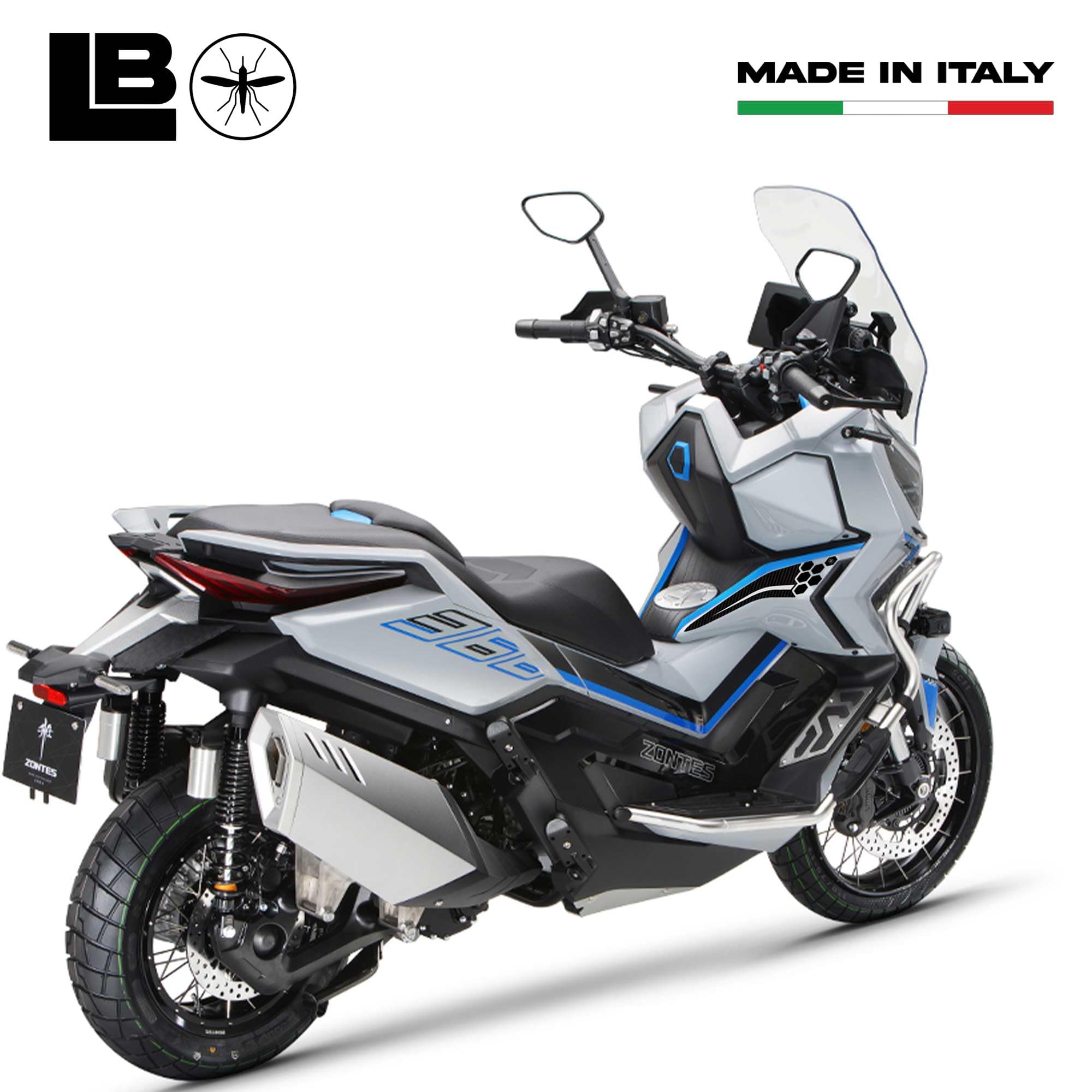 3D Harz-Aufkleber Scooter Kompatibel Mit Zontes 368G 2025-2026