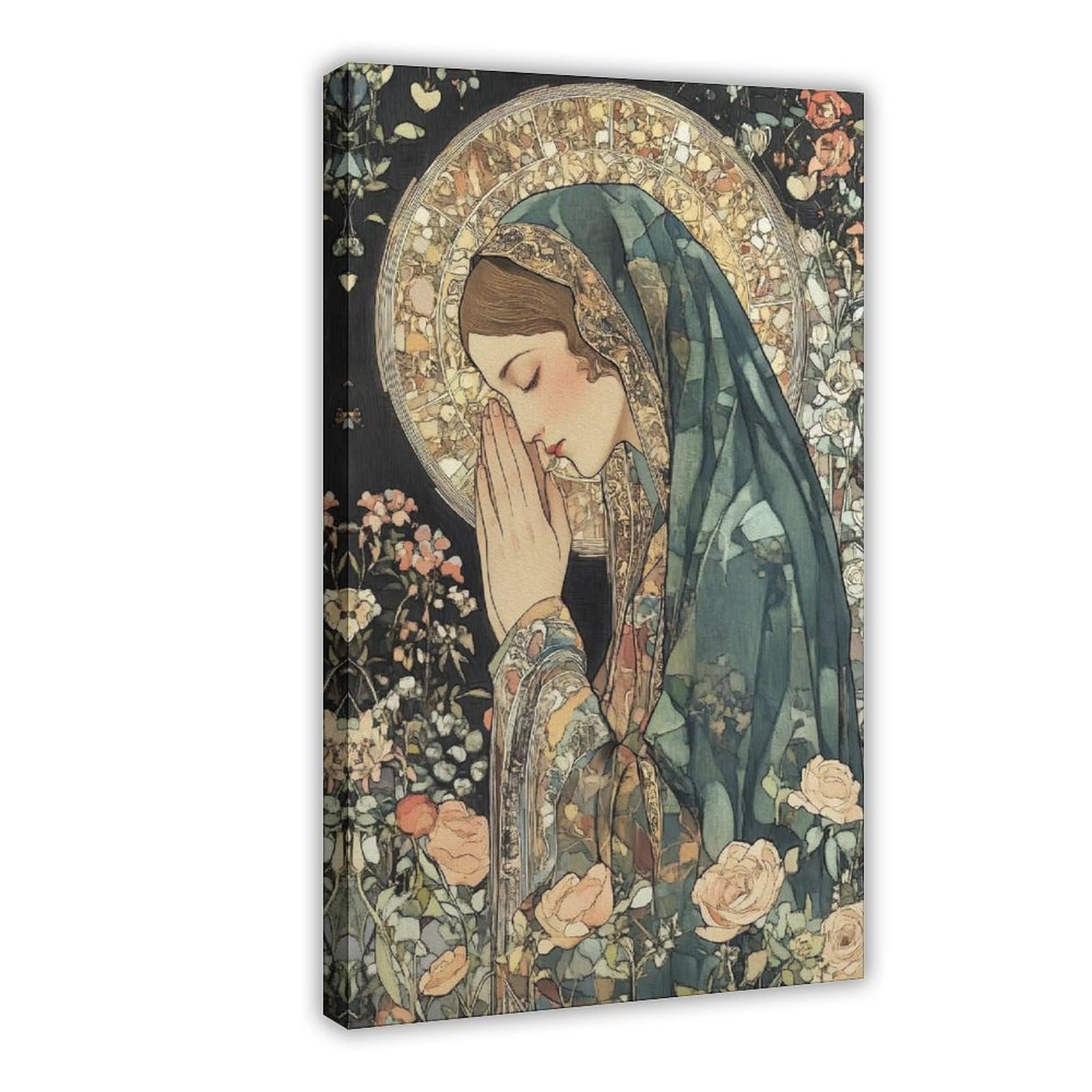 Utgn Mary Magdalene Canvas Poster Bedroom Decor Landscape Decor Gift 12X18inch(30X45cm)