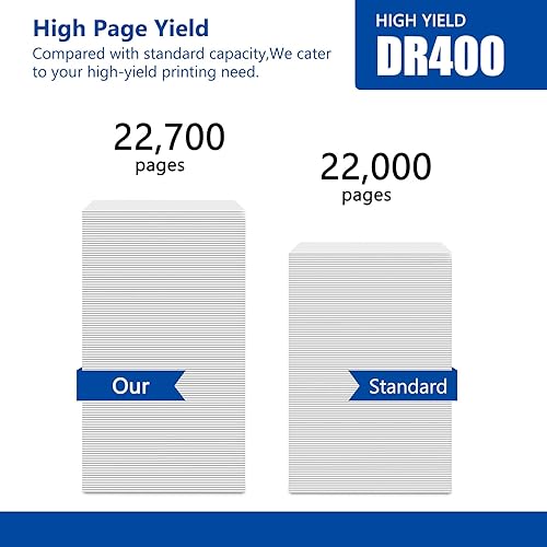 Miniatura 5 de DR-400 DR400 Unidad de tambor NUC compatible con repuesto para Brother DR-400 DCP-1200 1400 HL-1230 1240 1250 1270N 1435 1440 1450 1470N MFC-8300