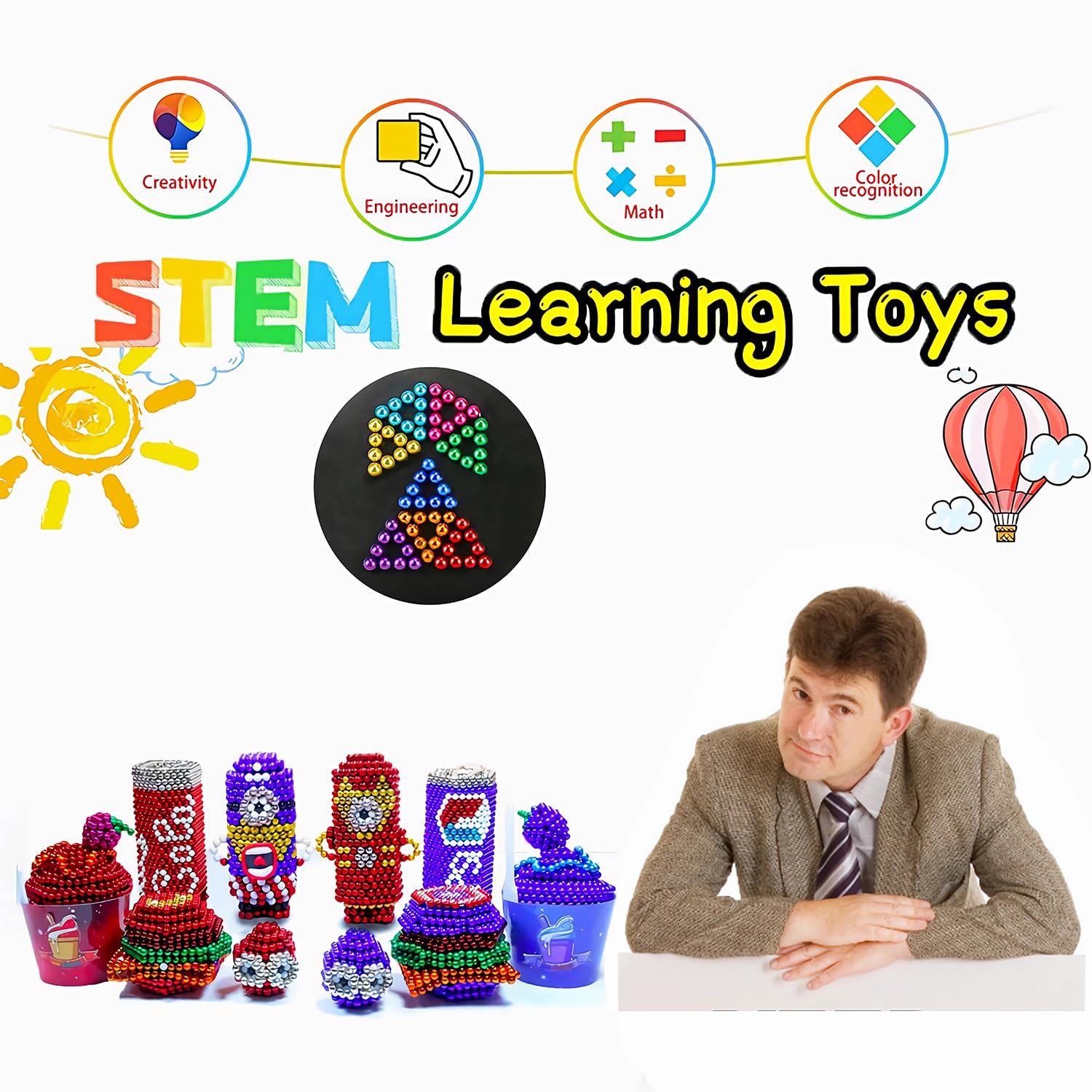 3D, 216 Challenge Puzzle Games, Small Logic Mind Puzzle Box Toy Removing Assembling Creatively Stacking - Image 7