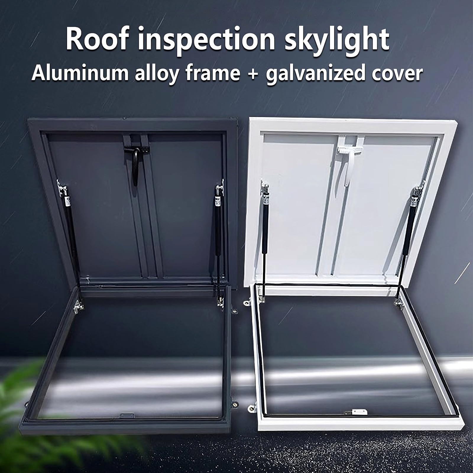 Beczka dachowa, okno dachowe ze stopu aluminium z ocynkowaną pokrywą, konfigurowalne świetliki dachowe z wodoodporną taśmą uszczelniającą do piwnic, dziedzińców, strychów