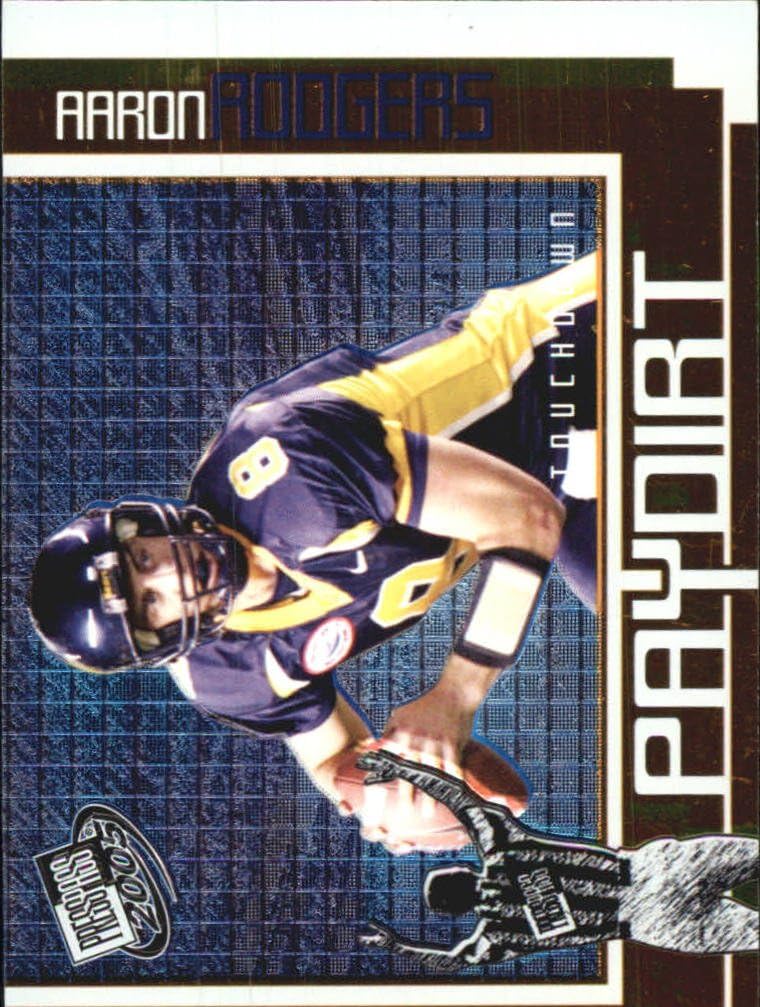 2005 Press Pass Paydirt Football Card #PD11 Aaron Rodgers