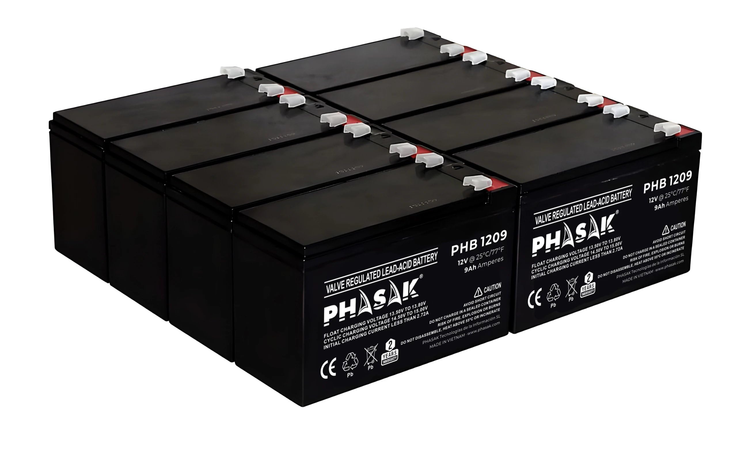 Batería para SAI Phasak PHB 1209 12 V