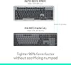 Logitech Alto Keys K98M teclado mecánico clicky inalámbrico, teclado personalizable con gasket absorbedor de vibraciones, teclas retroiluminadas, Bluetooth, carga USB-C, para PC, Mac, laptops - Grafito 5