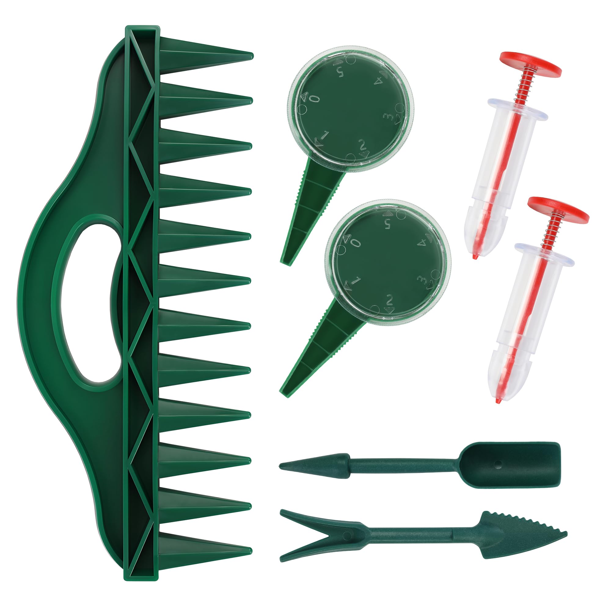 7 Pièces Plantoir à Bulbes,Semoir à Graines,Petit Outil de Semis Pratique pour la Culture de LéGumes et de Fleurs pour Serres,Jardins,Pelouses et Terres Agricoles