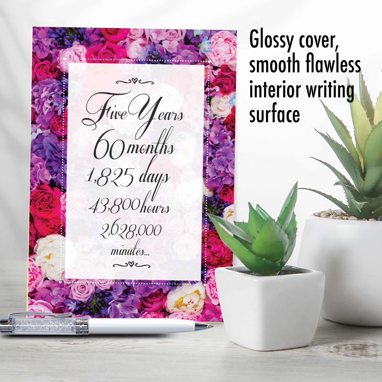 Amazon.com : NobleWorks - 5th Milestone Anniversary Notecard w