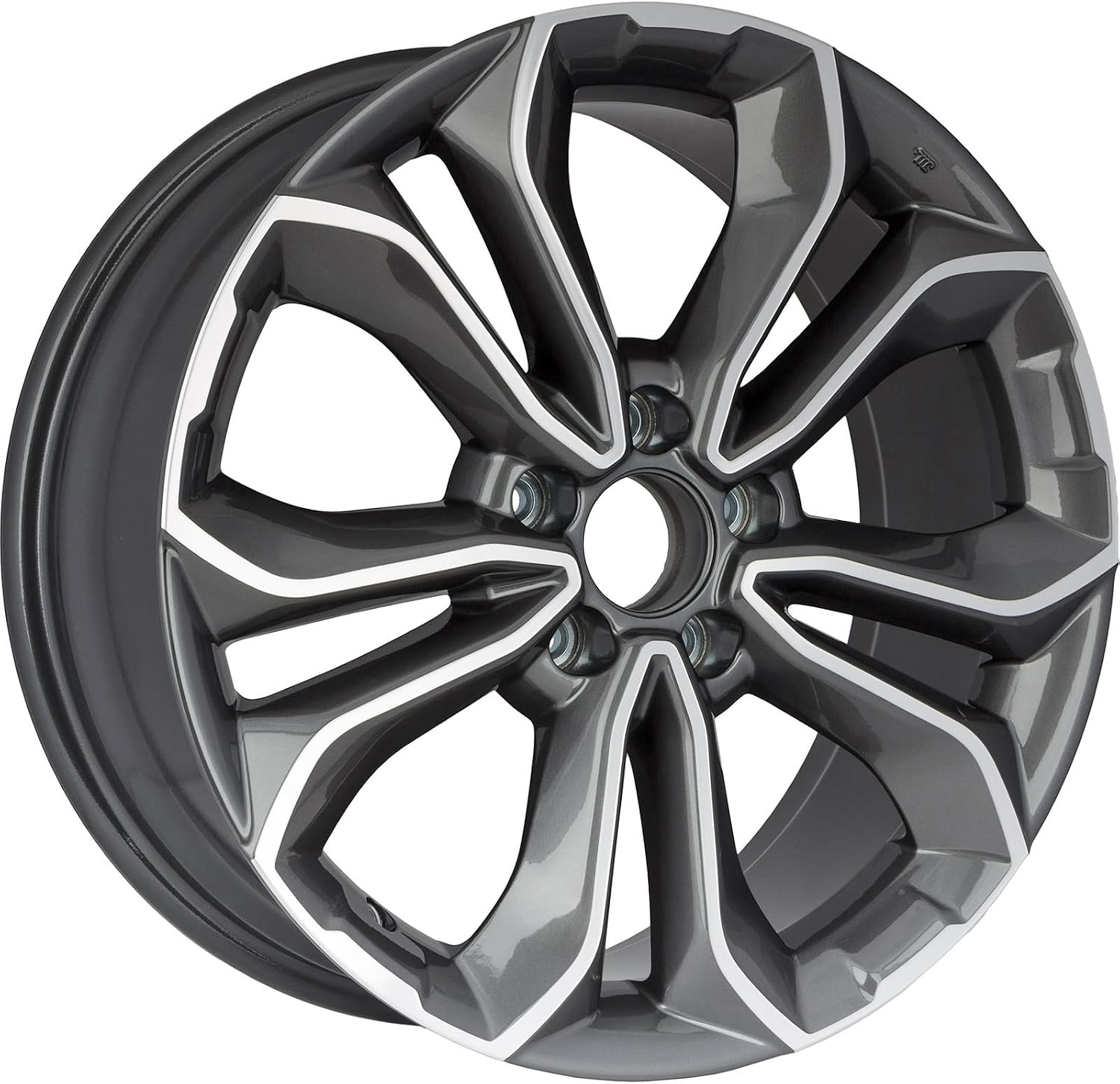 New 18x7.5" 18 Inch Machined and Grey Aluminum Alloy Wheel Rim Fits Honda CRV 2020 2021 2022 | ALY63161U30N