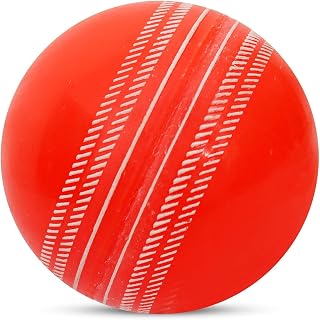 i10 Multicolour Cricket Ball, Synthetic, Rubber, 7cm, 110g, Standard Size, Ideal for Cricket, Basketball, Soccer, Fitness Price In India