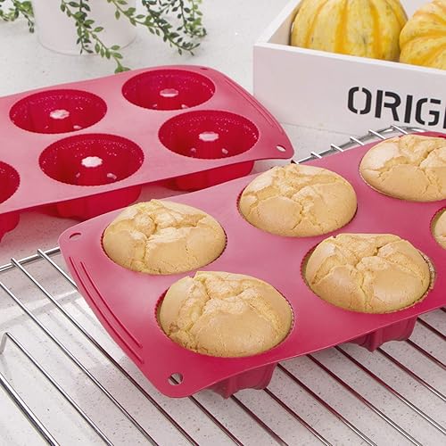Miniatura 5 de Webake Fancy - Molde de silicona antiadherente para tartas, molde para hornear pasteles Kugelhopf, paquete de 2