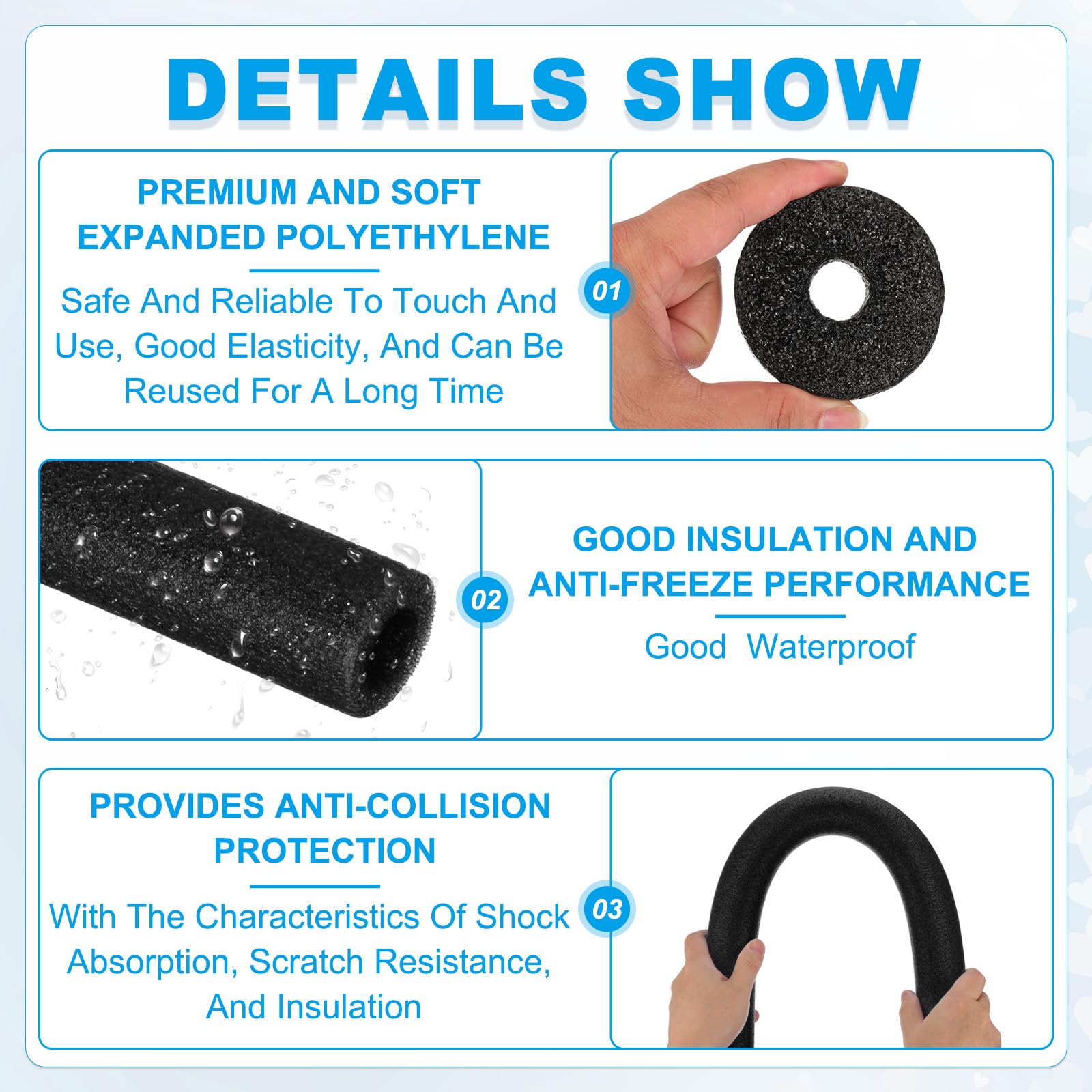 PATIKIL Pipe Insulation Foam Tube - Image 3