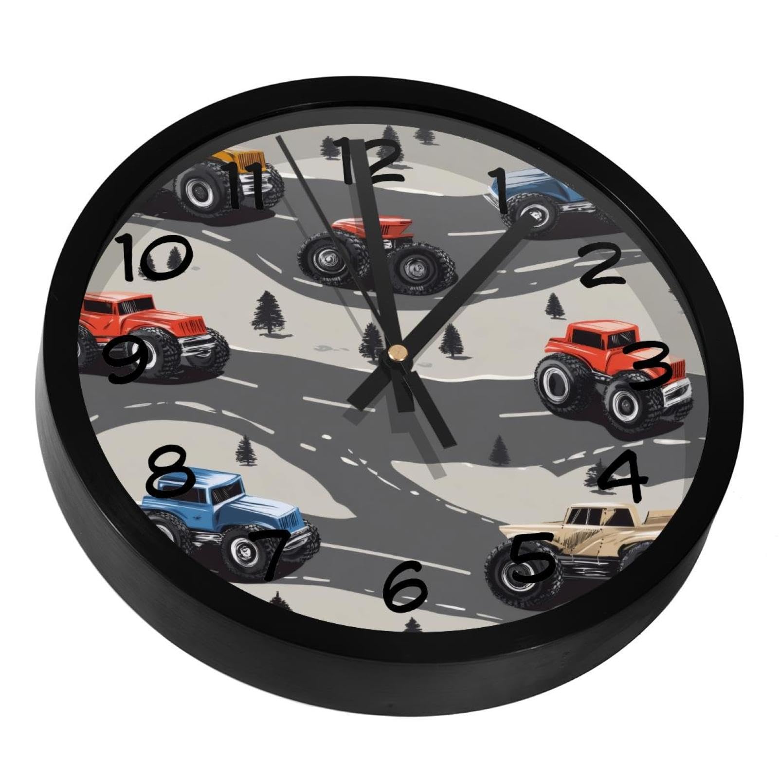 Horloge murale silencieuse de salon moderne et décoration maison