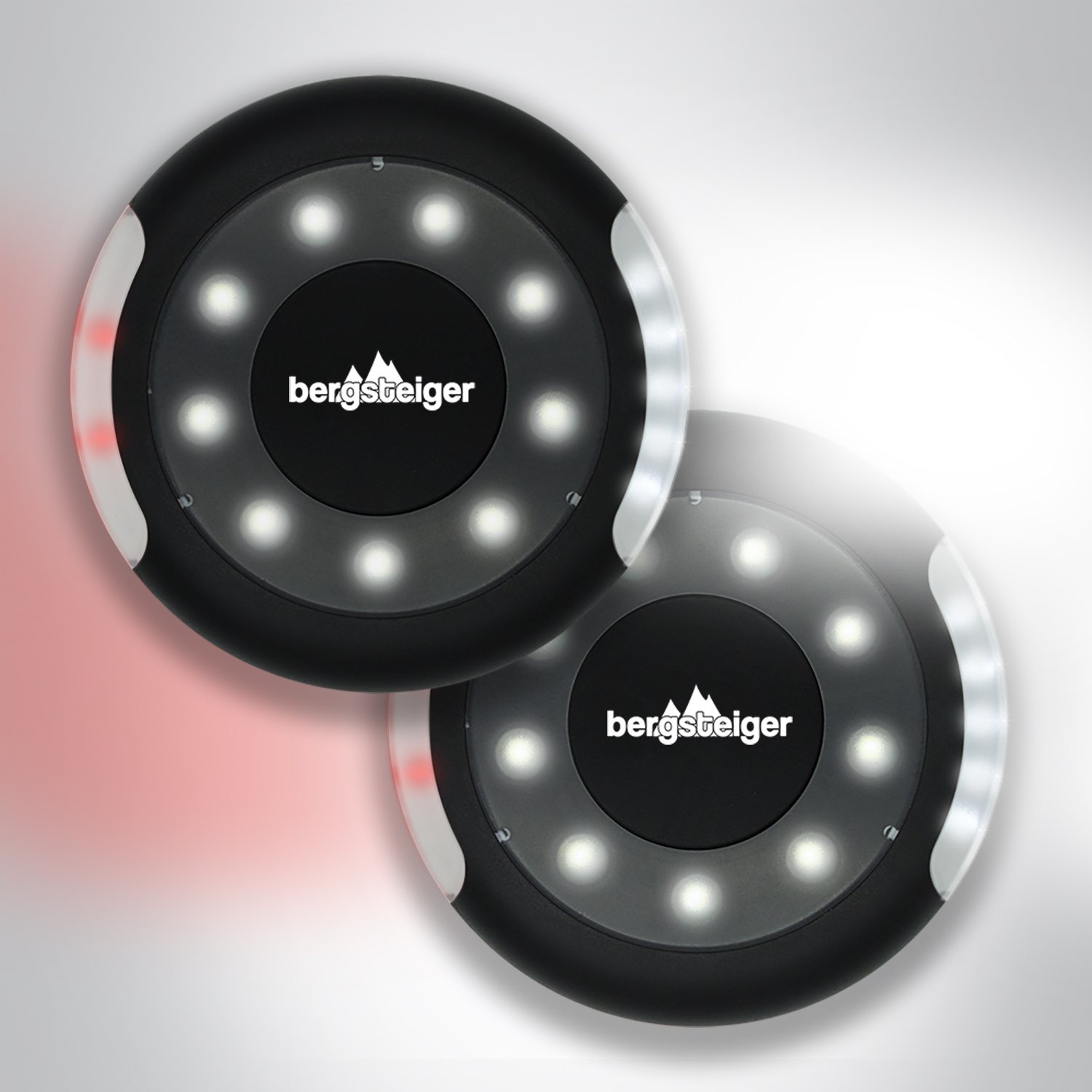 Bergsteiger Kinderwagen Licht, Buggylicht, 2 Kinderwagenlichter Set inkl. Batterien, 16 LED pro Licht, wasserdicht, passend für alle Kinderwagen, Bergsteiger Kinderwagen-Zubehör