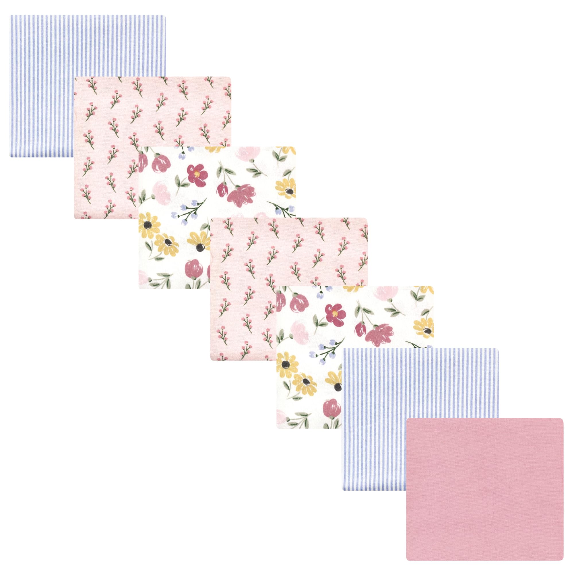 Luvable Friends Little Treasure Flannel Receiving Blankets 7pk
