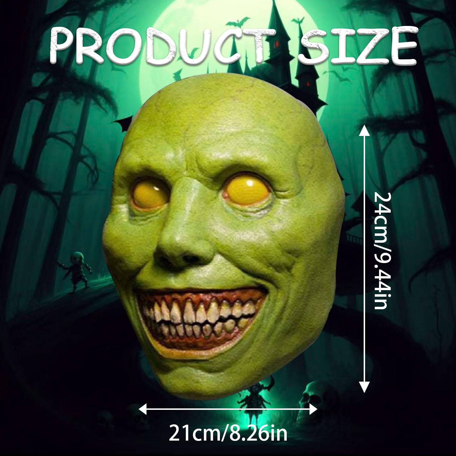 KEGOZ Halloween Exorcist Scary Masks - Image 2