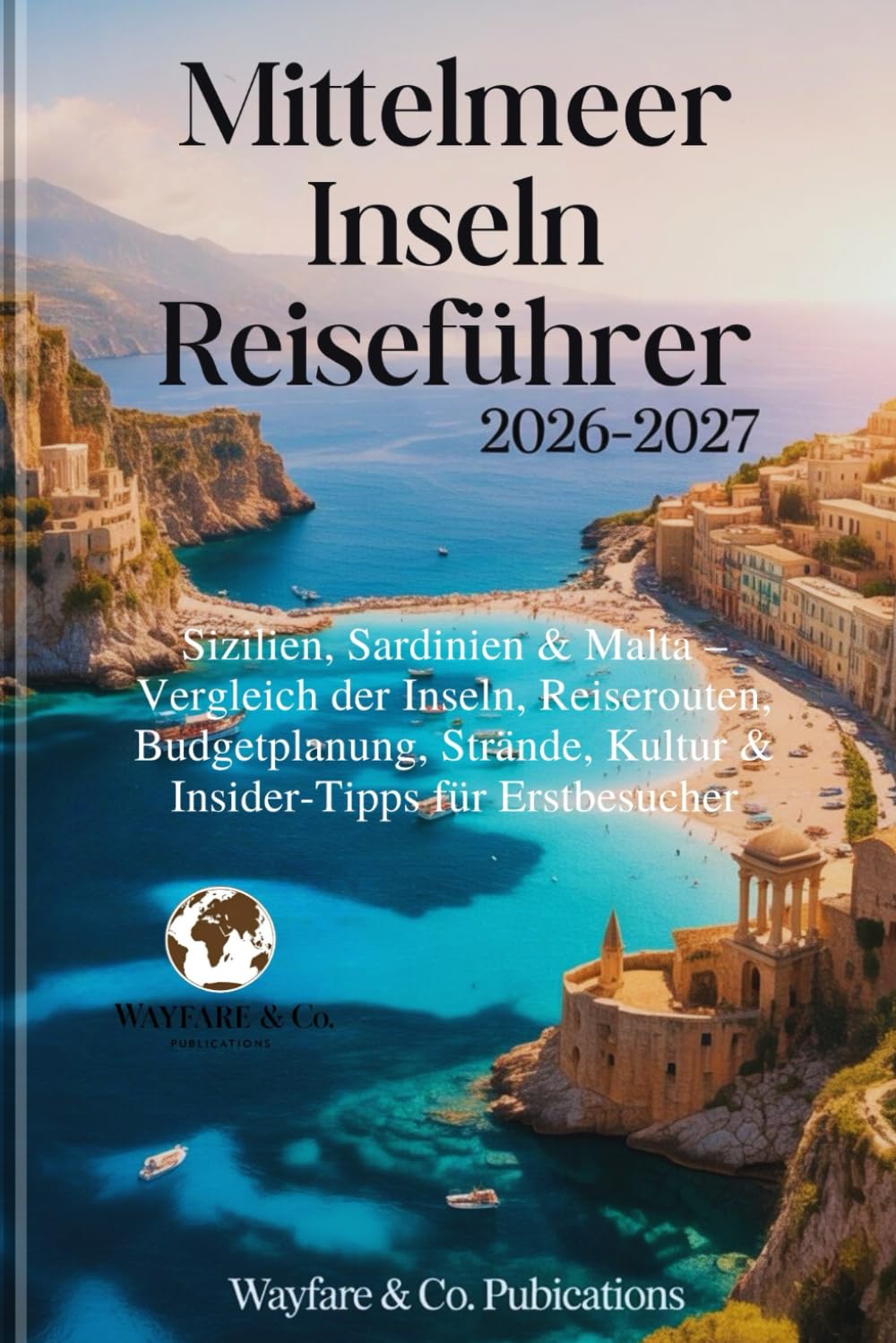 Mittelmeer Inseln Reiseführer 2026–2027: Sizilien, Sardinien & Malta – Vergleich der Inseln, Reiserouten, Budgetplanung, Strände, Kultur & ... (Wayfare & Co. Reiseführer-Serie)