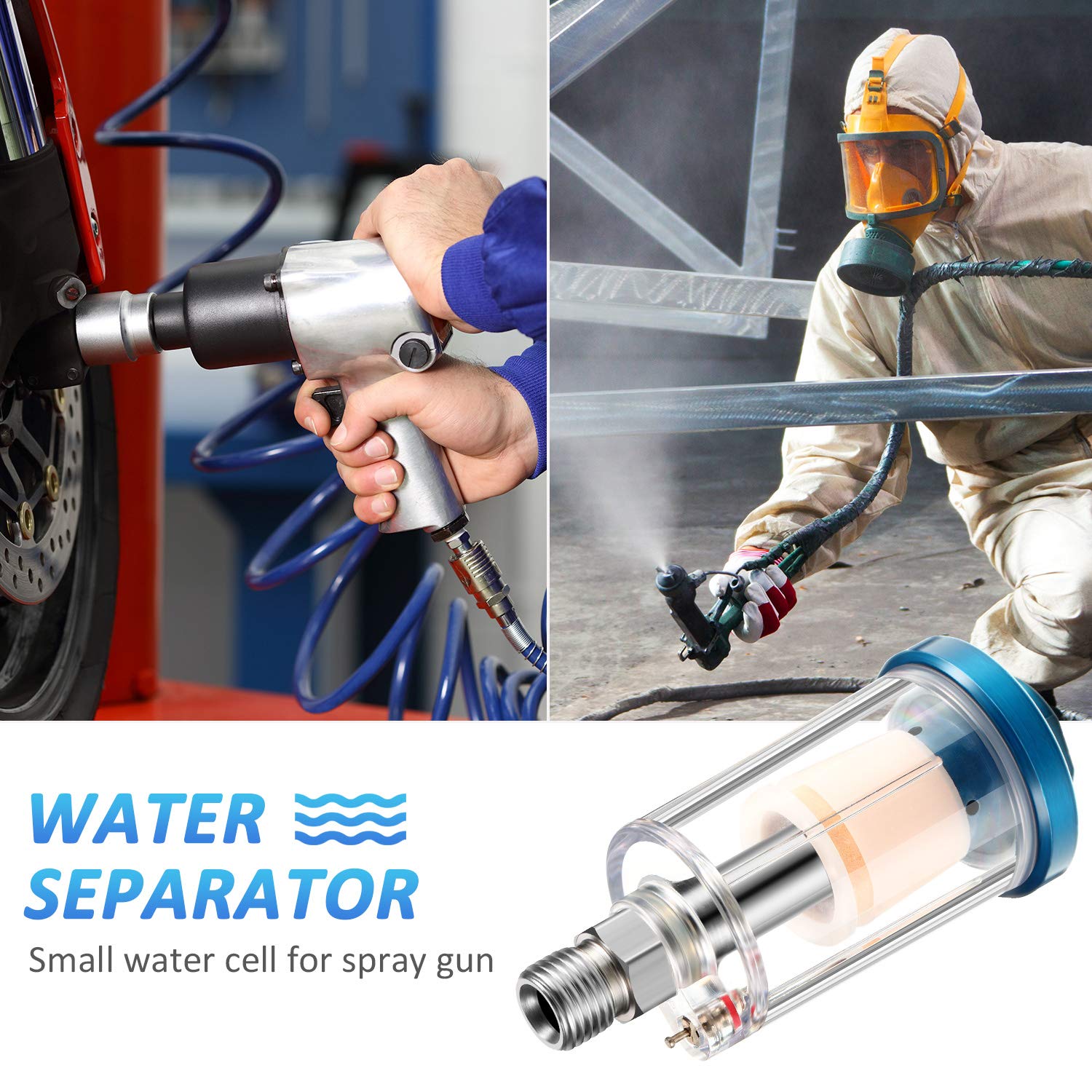 Water Oil Separator Filter Airbrush Filter Moisture Separator for Air