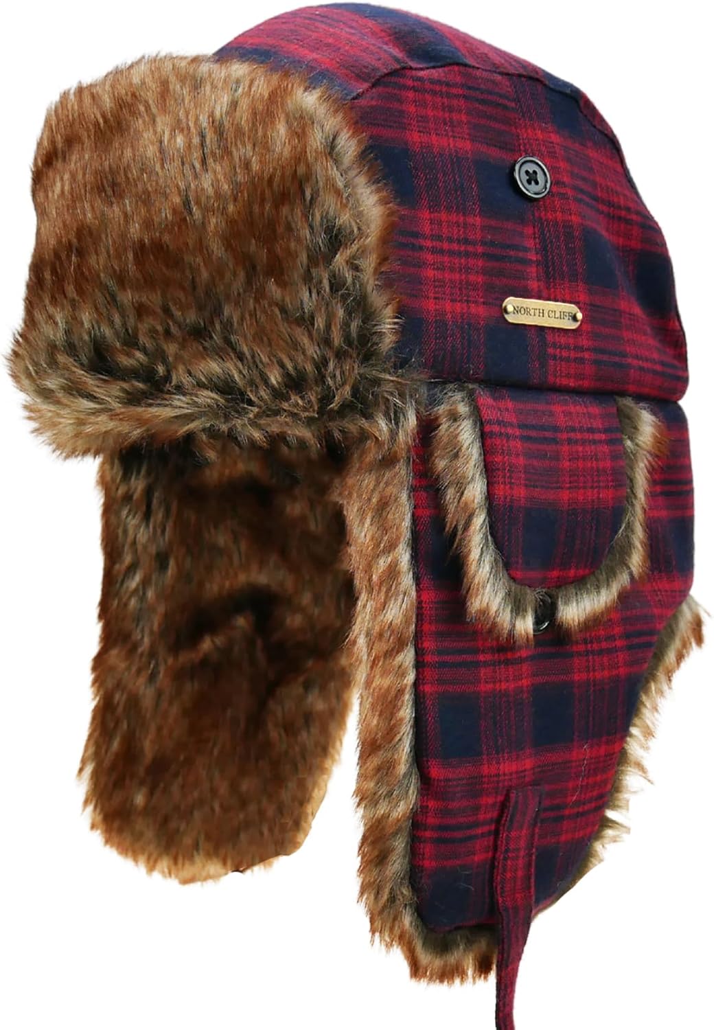 Unisex Winter Trapper Hat Cold Proof Keep Warm Hat with Ear Flaps