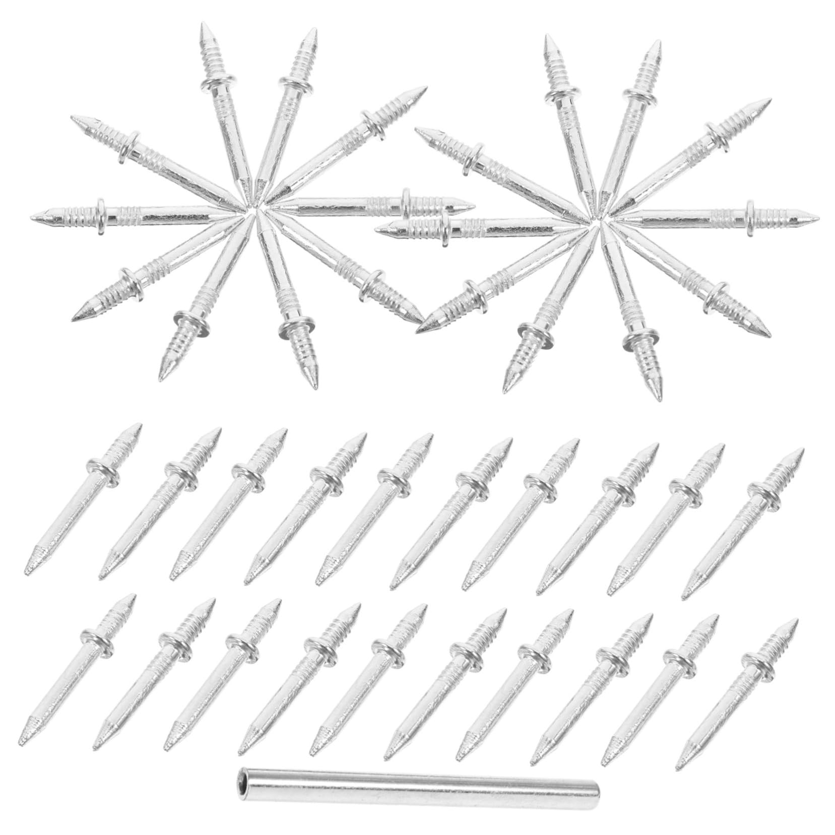 ARTIBETTER Sets Elegant Double-Headed Skirting Nails Seamless Thread Trim Nails for Wall Double Sided Easy Installation