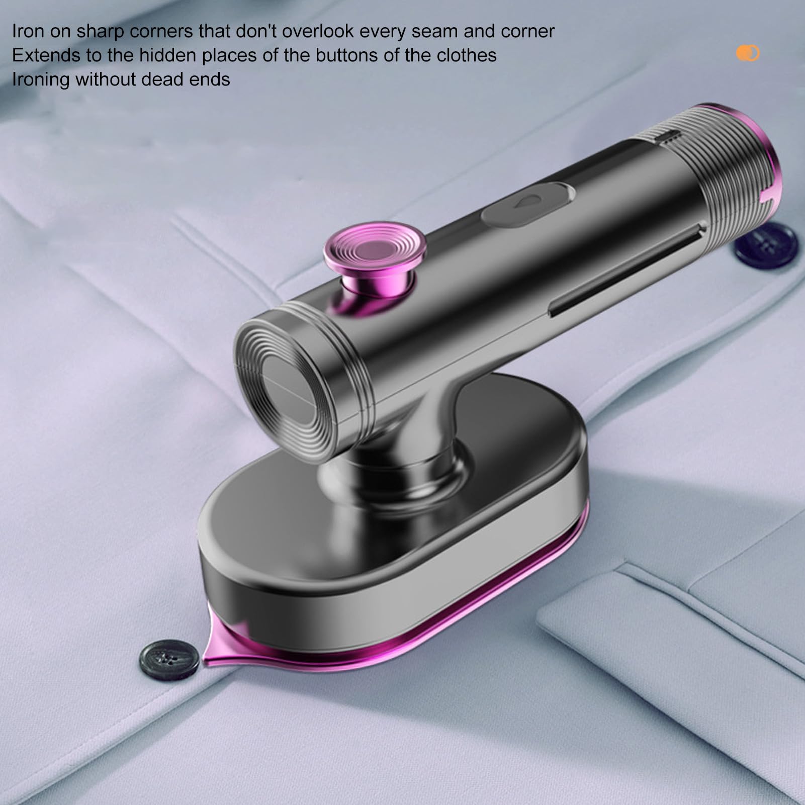 Handheld Steam Iron, Portable Steam Iron Rotatable Handle 2 Modes US Plug 110?240V for Travel