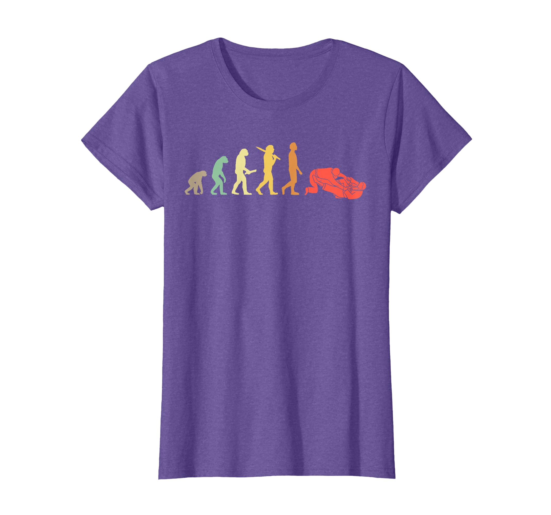 Retro Jiu-Jitsu Evolution Gift For Jiu-Jitsu Practitioners T-Shirt