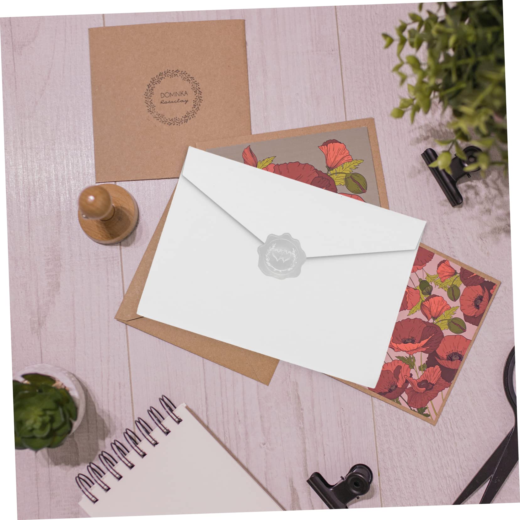 SHINEOFI 20fogli Etichette Adesive Per Buste e Confezioni Di Stickers Per Chiusura Pratiche Adesivi Per Decorare e Informare Adesivi Saldabili Per Uso Domestico Facile Applicazione Su