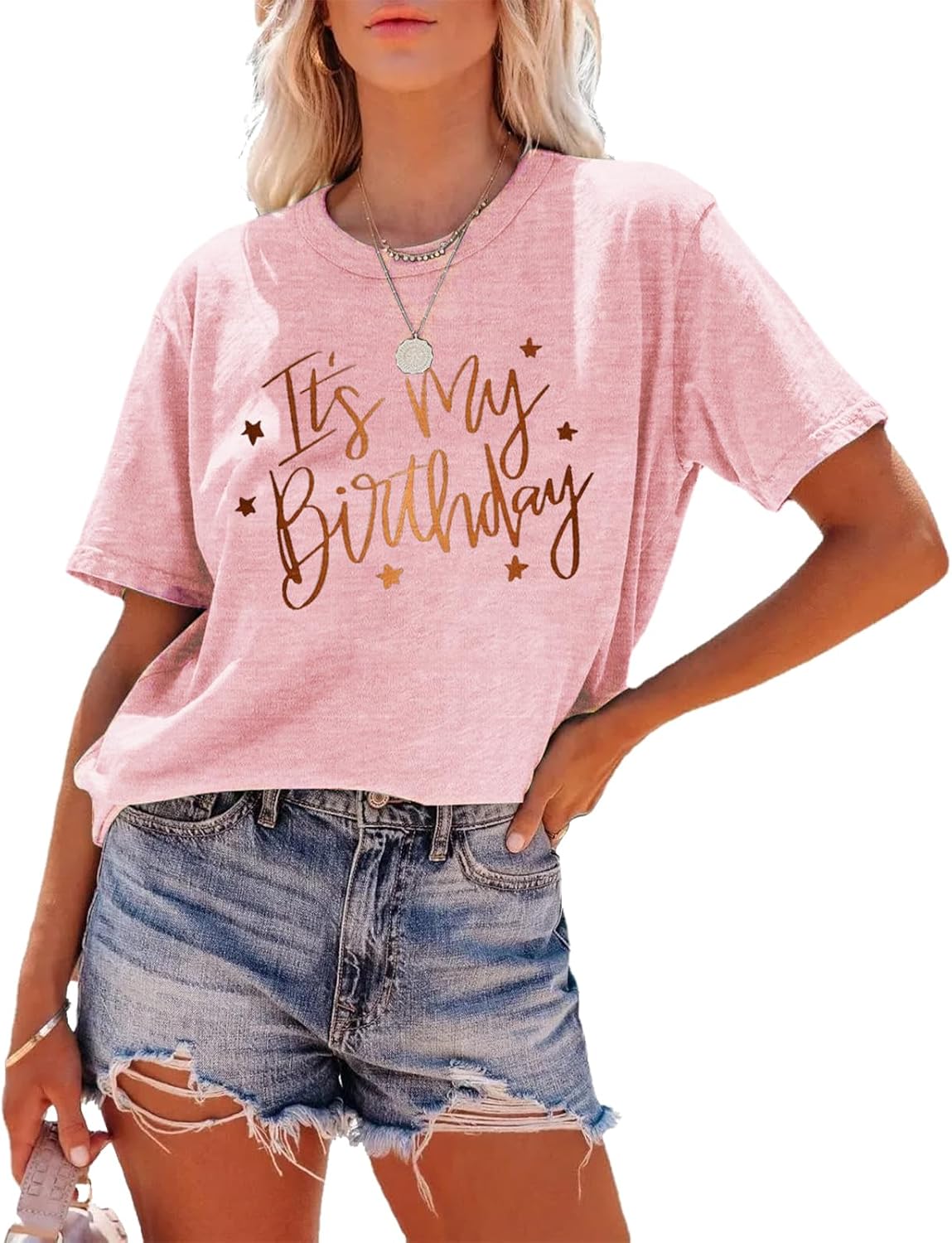 Birthday Shirts for Women Cute Birthday Squad Shirts Mama Shirts Birthday Gifts for Women - Image 3