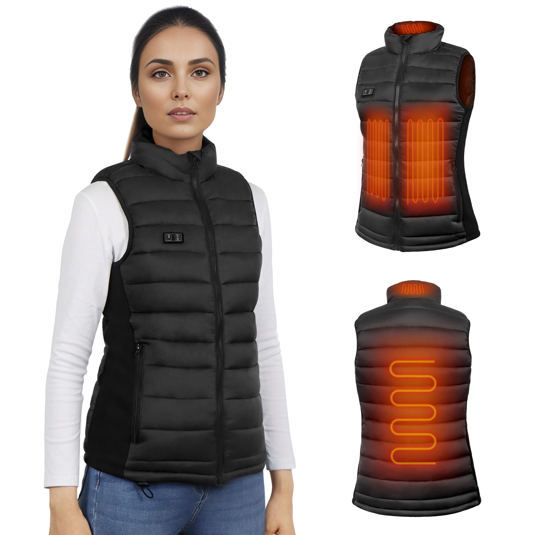 Veste Chauffante, Avec Batterie Externe (16000 Mah)/3