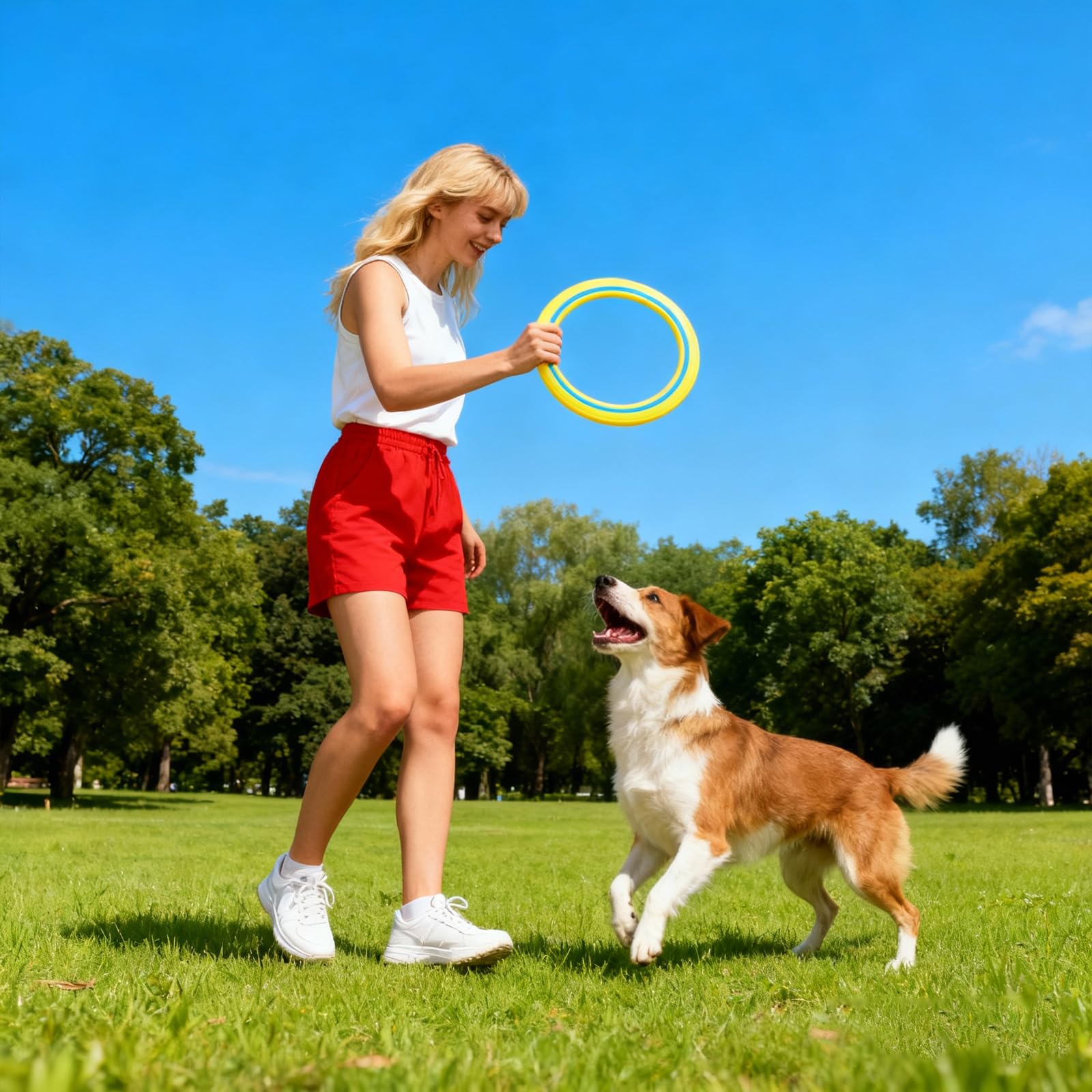 Lot de 3 anneaux frisbee - 24 cm - Pour enfants et adultes - Jouet de jeu d'extérieur pour enfants - Pour l'extérieur, aire de jeux scolaire, parc, piscine