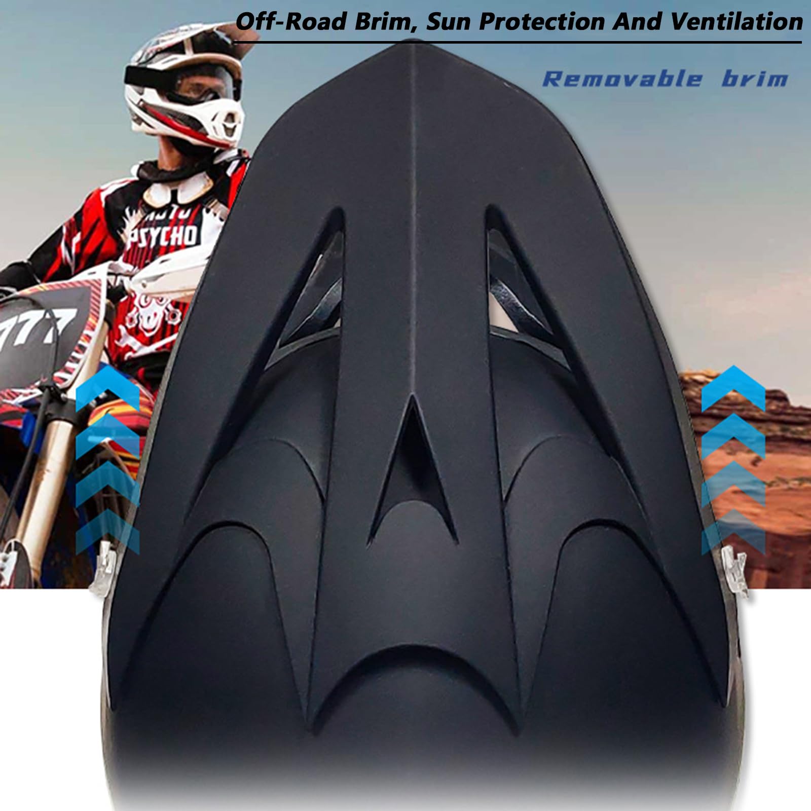 Cascos de Motocross con Gafas máscara y Guantes homologados por el Dot Casco Integral para Motocicleta Todoterreno para niños y jóvenes para ATV MTB BMX Descenso Quad Enduro Carreras