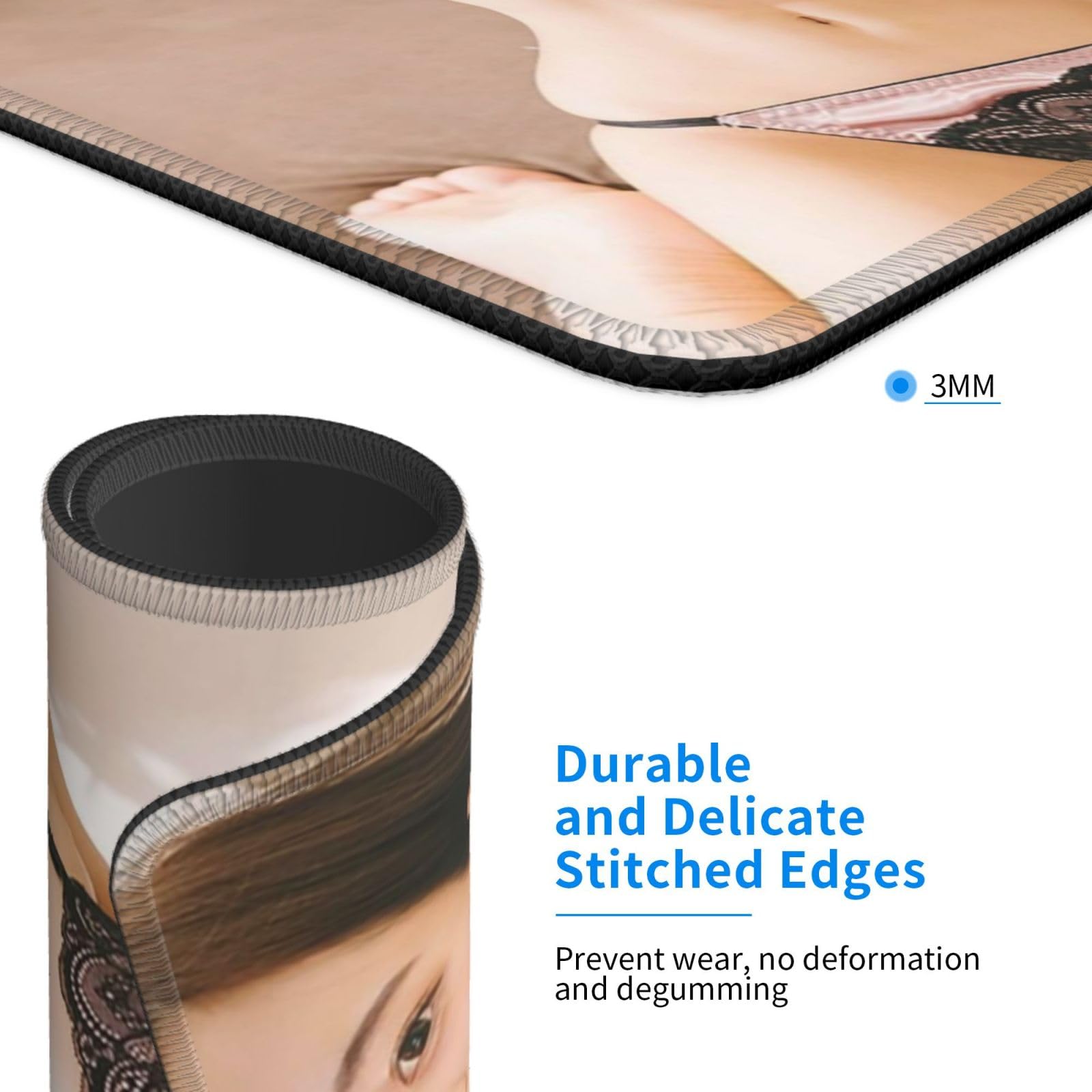 Amazon.co.jp: 本郷愛 二階堂夢 ス ゲーム用マウスパッド ステッチ