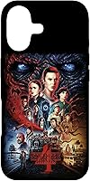 Vista 32 de Funda para póster con collage de personajes para iPhone 12/12 Pro Stranger Things 4