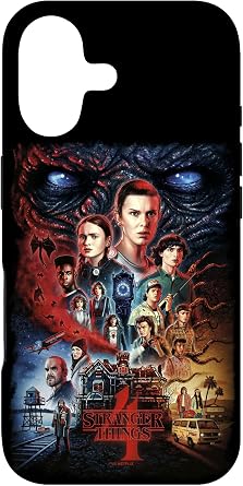 Stranger Things 4 Character Collage Poster Case for iPhone 17