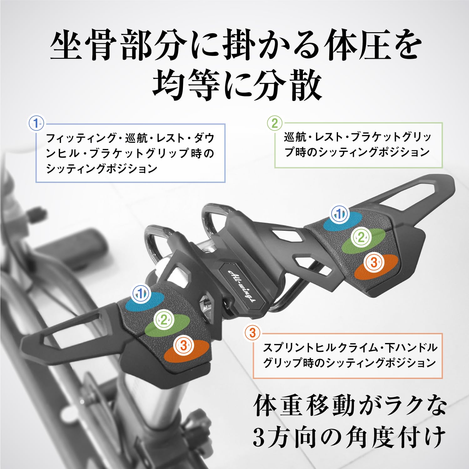 Amazon | evo4 Super Hornet 自転車サドル, 股間を圧迫しない, 長時間