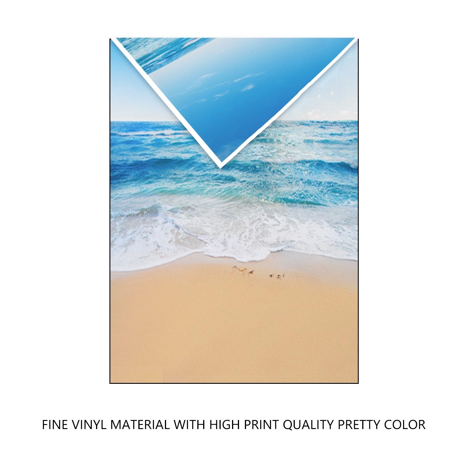 5x7ft Photography Backdrop Studio Props Photo Studio Backgrounds Sunshine Beach Blue Sky Backdrop Screen For Wedding - View #4