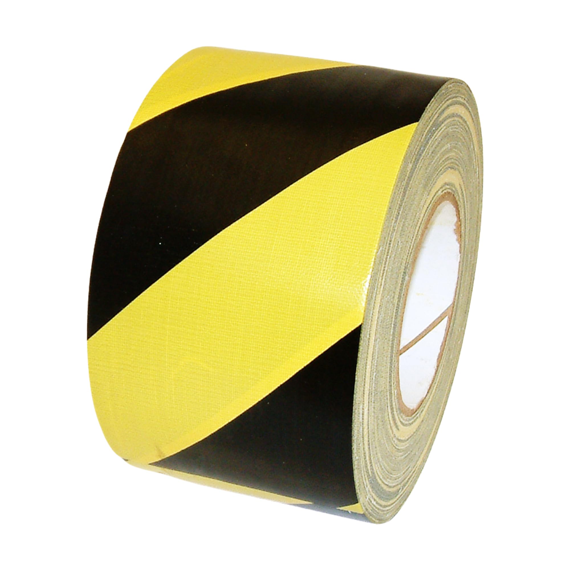 JVCC HZ-DT1 Hazard Duct Tape: 4 in. x 60 yds. (Schwarz mit gelben Streifen)