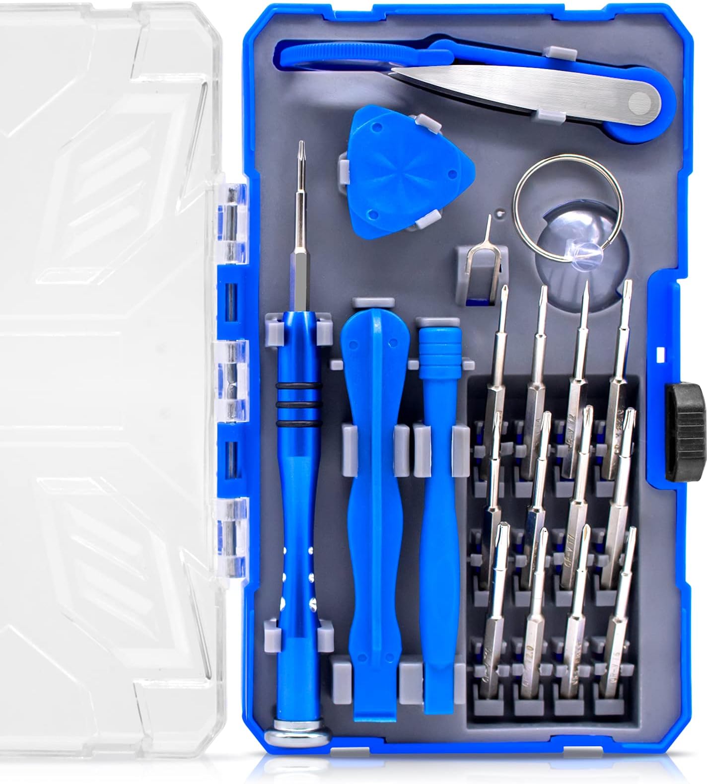 InPowerSmall Screwdriver Set, 20 in 1 Precision Screwdriver Set Magnetic, Essential Electronics Tool Kit for IPhone, Cellphone, laptop, Tablet, Macbook, Xbox, Game Console.