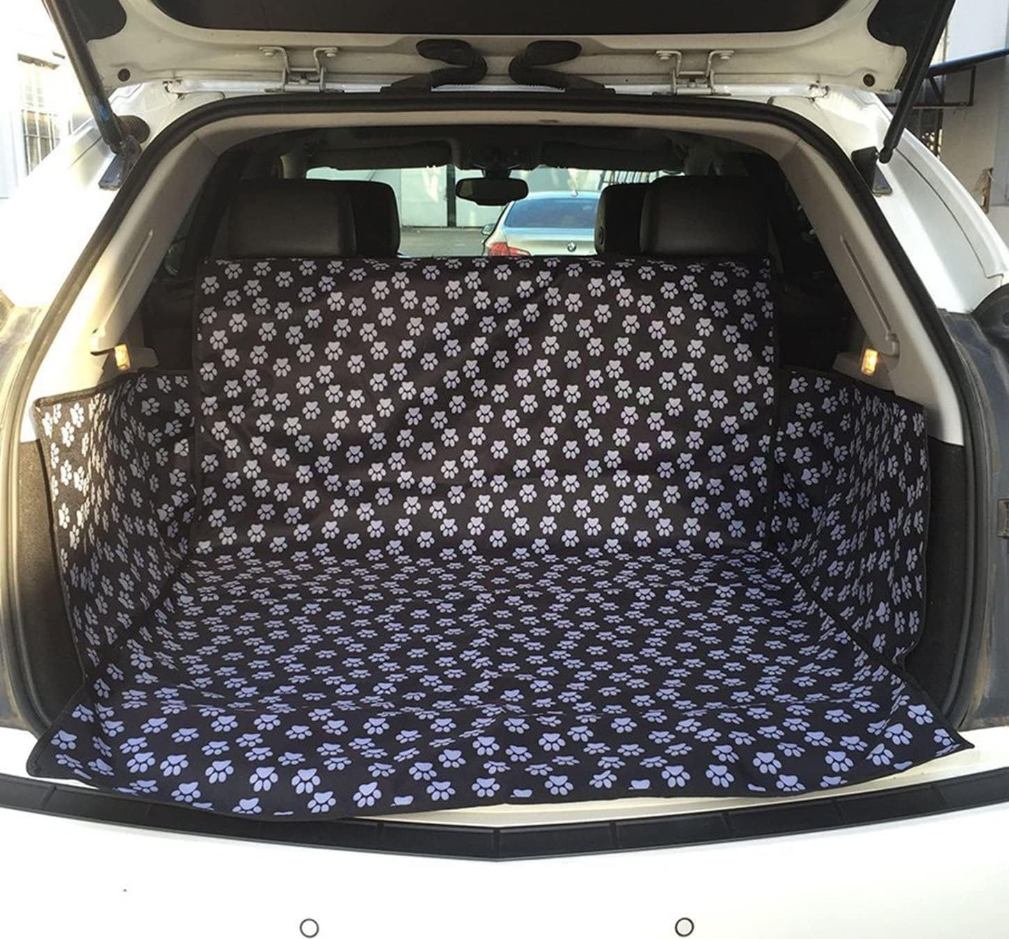 TourKing Car Boot Protector, Nonslip Waterproof Boot Liner for Dogs, Durable Scratchproof Car Seat Protector Mat, Dog Seat Covers for Universal Cars Back Seats 155 * 104cm