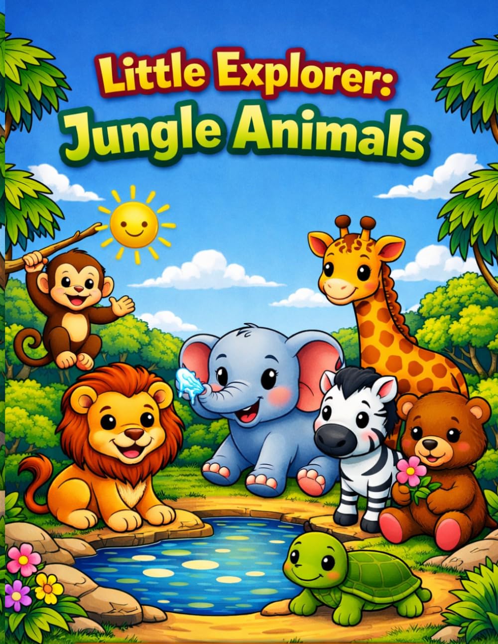 Little Explorer: Jungle Animals: Fun, Educational & Screen-Free Activity Book for Kids Ages 3–6