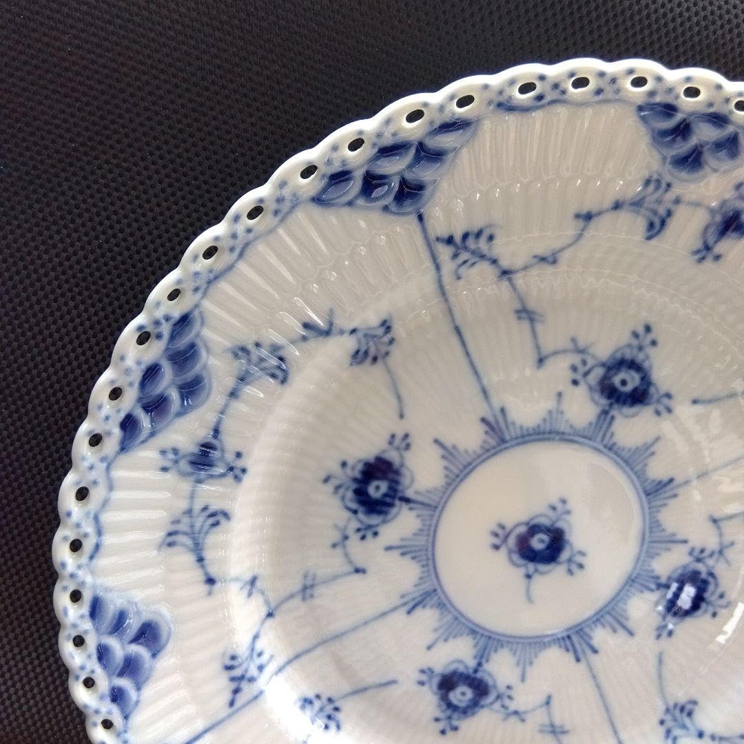 ロイヤルコペンハーゲン　ブルーフルーテッド　フルレース　プレート　ペア　2枚 ブルーフルーテッド フルレース プレート 2枚セット|ロイヤル