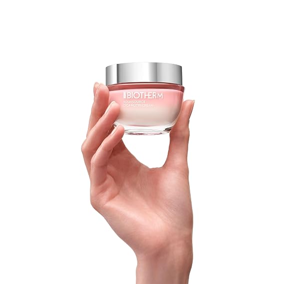 Biotherm Aquasource Cica Nutri Cream, For Dry To Normal Skin. Infused With Centella Asiatica And Biotech Plankton For Soothed, Softer And Luminous Skin, 1.7 Fl. Oz.