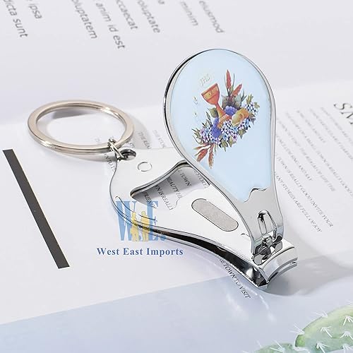 Miniatura 2 de WE 12 llaveros de primera comunión con cortaúñas y abridor de botellas, recuerdos de fiesta para bebés, niños y niñas, recuerdos para primera,