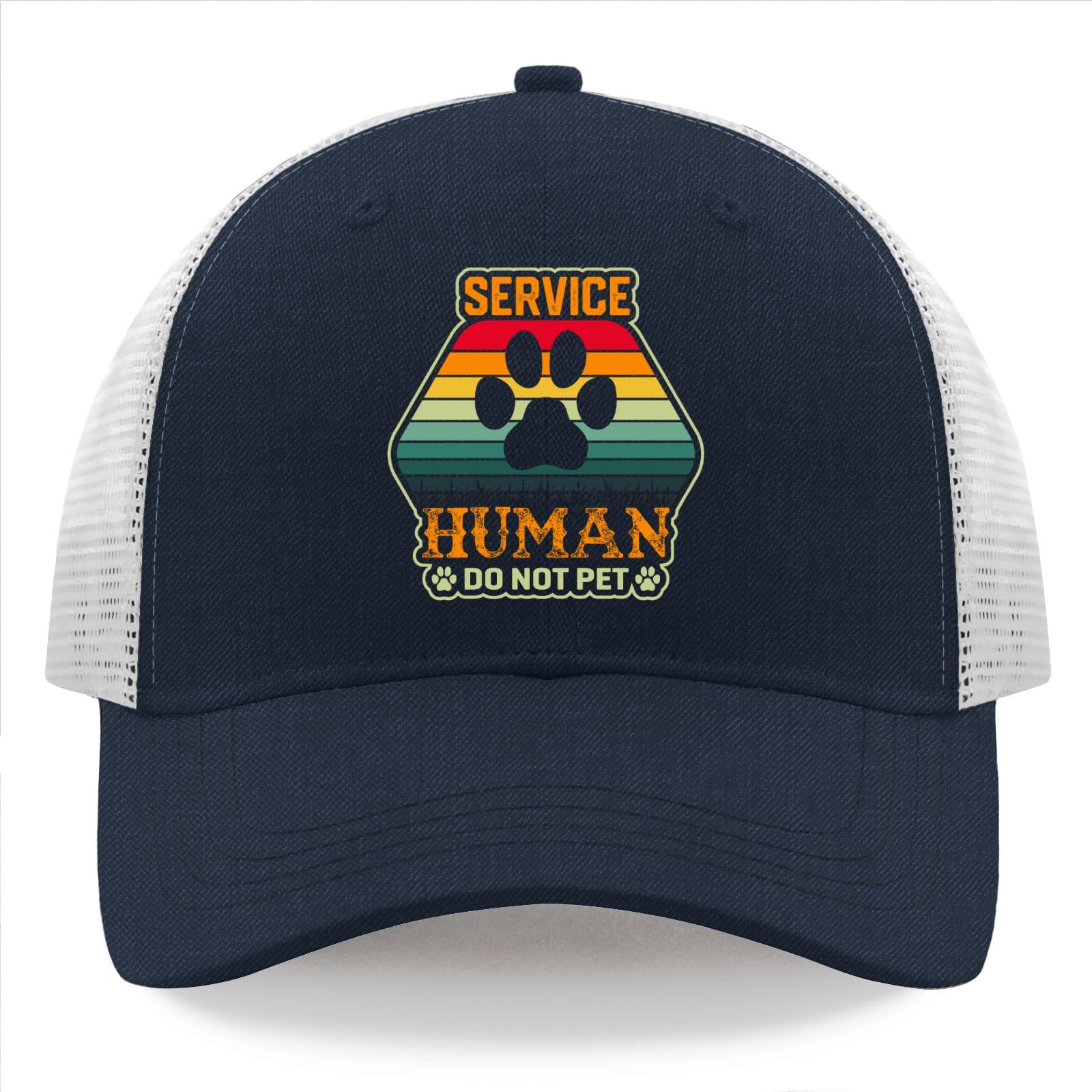 Service Human Do Not Pet Golf Hats Cycling Caps for Son Navy